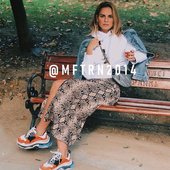 BLOGGER FAVE! ZARA Snakeskin Print Skirt - Picture 10 of 15